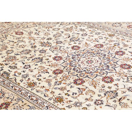 Tappeto Kashan Persia bianco grigio 200x300