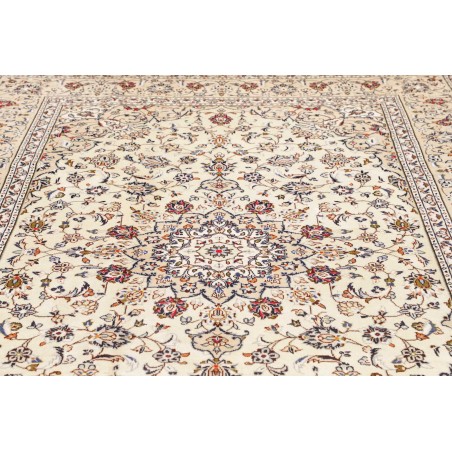 Tappeto Kashan Persia bianco grigio 200x300