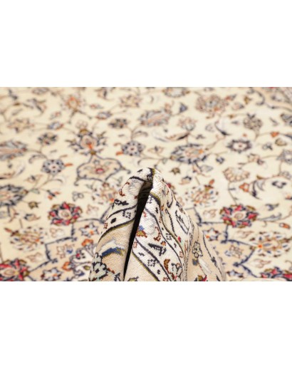 Tappeto Kashan Persia bianco grigio 200x300