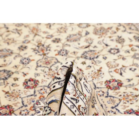 Tappeto Kashan Persia bianco grigio 200x300