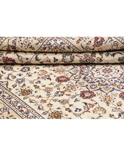 Tappeto Kashan Persia bianco grigio 200x300