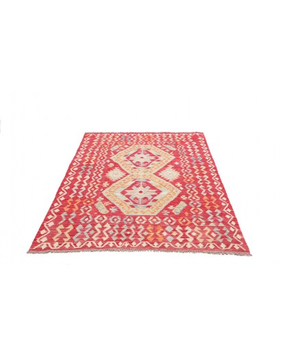 Tappeto Kilim Afghanistan marrone beige 129x179