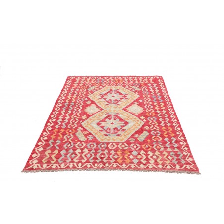 Tappeto Kilim Afghanistan marrone beige 129x179