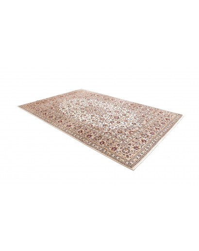 Tappeto Kashan Persia bianco grigio 200x305