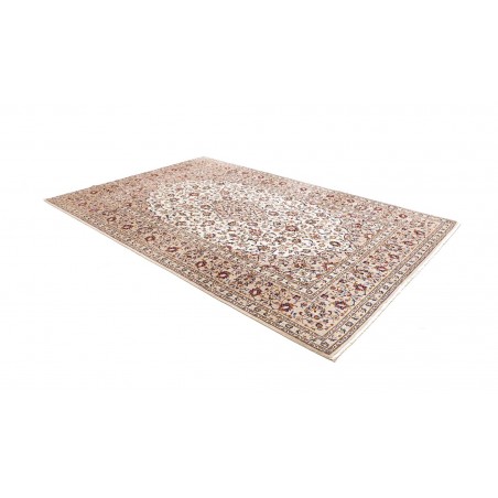 Tappeto Kashan Persia bianco grigio 200x305