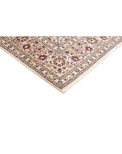 Tappeto Kashan Persia bianco grigio 200x305