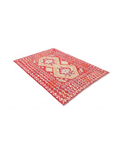 Tappeto Kilim Afghanistan marrone beige 129x179