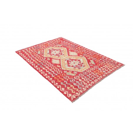 Tappeto Kilim Afghanistan marrone beige 129x179