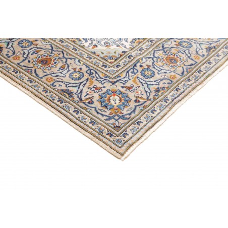 Tappeto Kashan Persia bianco grigio 194x307