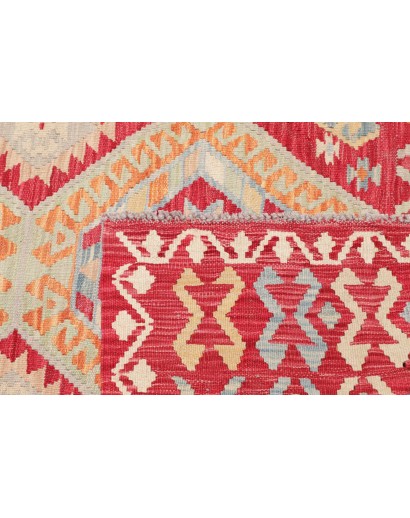 Tappeto Kilim Afghanistan marrone beige 129x179