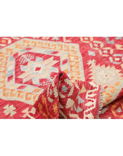 Tappeto Kilim Afghanistan marrone beige 129x179