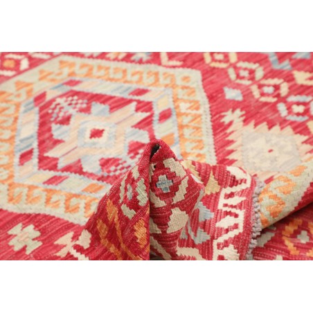 Tappeto Kilim Afghanistan marrone beige 129x179