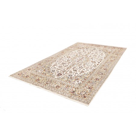 Tappeto Kashan Persia bianco verde 192x300