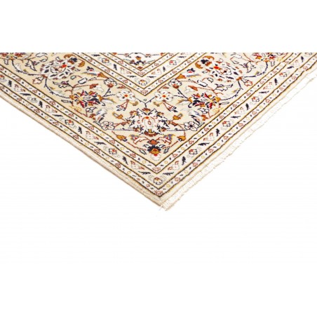 Tappeto Kashan Persia bianco verde 192x300