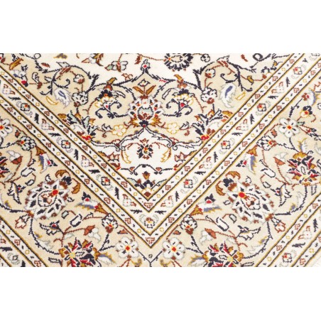 Tappeto Kashan Persia bianco verde 192x300