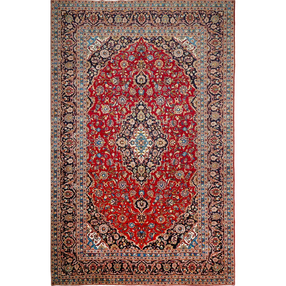 Tappeto Ardakan Persia marrone blu 255x395 Tappeto Ardakan Persia marrone blu 255x395