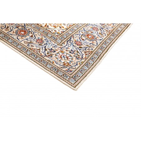 Tappeto Kashan Persia bianco grigio 194x316