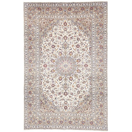 Tappeto Kashan Persia bianco 197x303