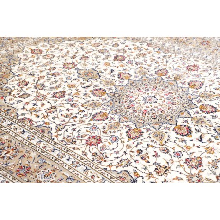 Tappeto Kashan Persia bianco 197x303
