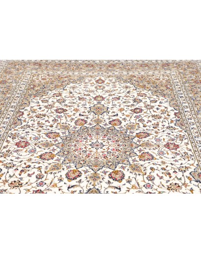 Tappeto Kashan Persia bianco 197x303