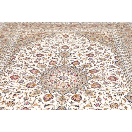 Tappeto Kashan Persia bianco 197x303