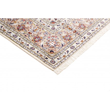 Tappeto Kashan Persia bianco grigio 200x295