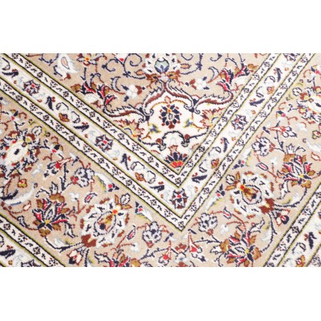Tappeto Kashan Persia bianco grigio 200x295