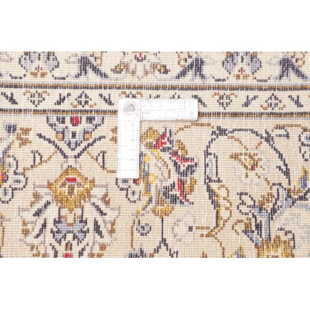 Tappeto Kashan Persia bianco grigio 200x295