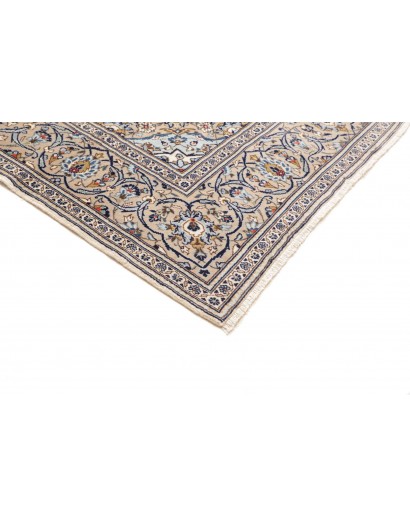 Tappeto Kashan Persia bianco grigio 202x322