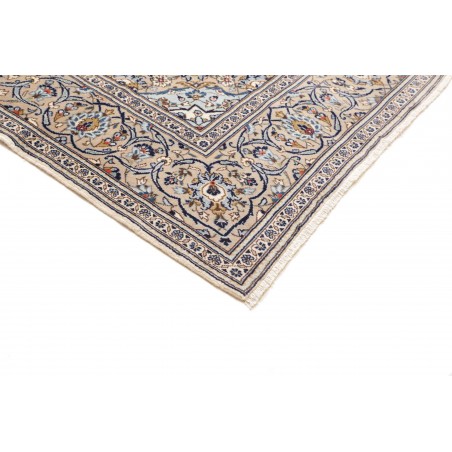Tappeto Kashan Persia bianco grigio 202x322