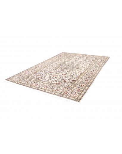 Tappeto Kashan Persia bianco grigio 204x292