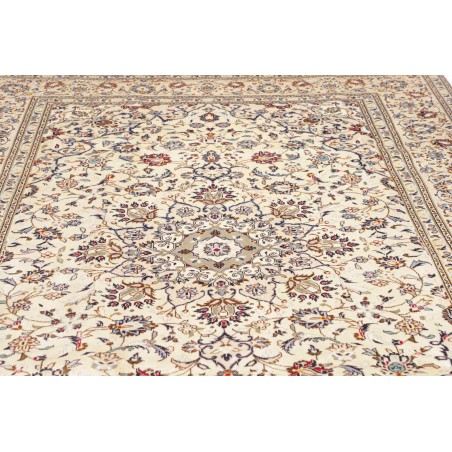 Tappeto Kashan Persia bianco grigio 204x292
