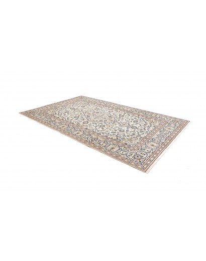Tappeto Kashan Persia bianco azzurro 193x308