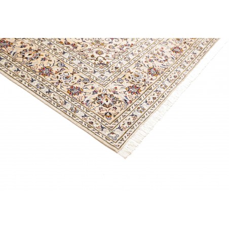 Tappeto Kashan Persia bianco grigio 200x305