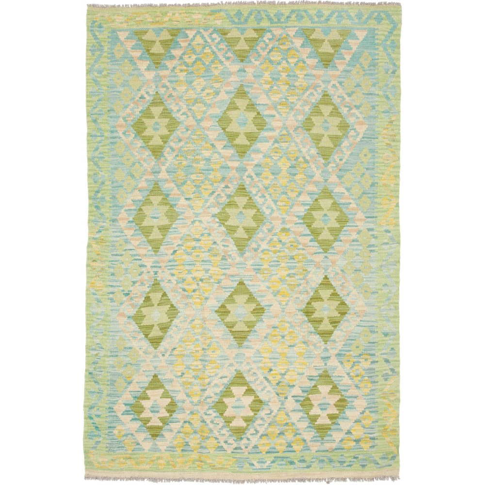 Tappeto Kilim Afghanistan beige marrone 128x188