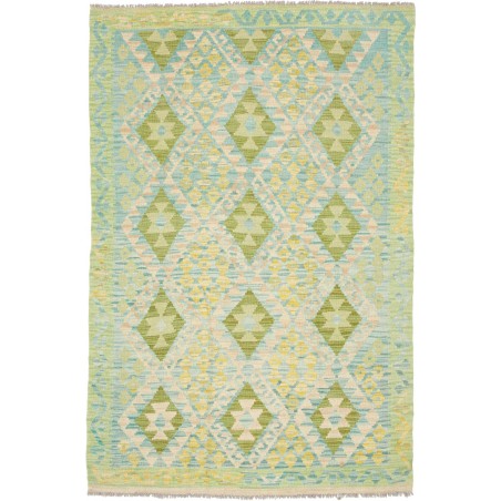 Tappeto Kilim Afghanistan beige marrone 128x188