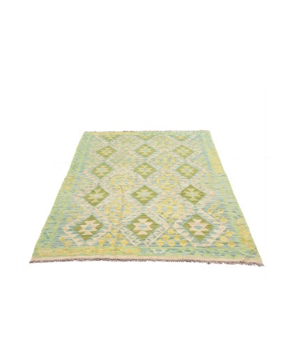 Tappeto Kilim Afghanistan beige marrone 128x188