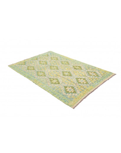 Tappeto Kilim Afghanistan beige marrone 128x188