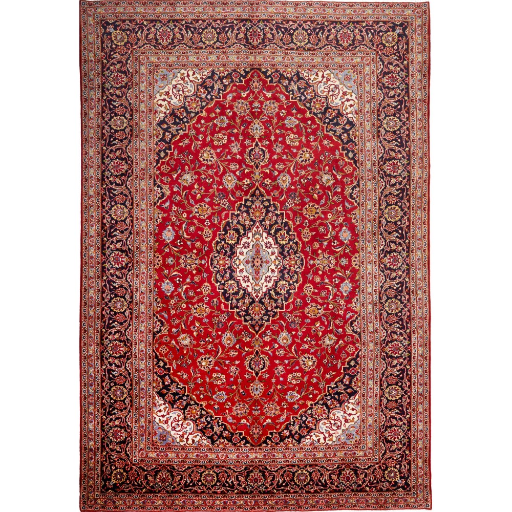 Tappeto Ardakan Persia marrone blu 245x355 Tappeto Ardakan Persia marrone blu 245x355