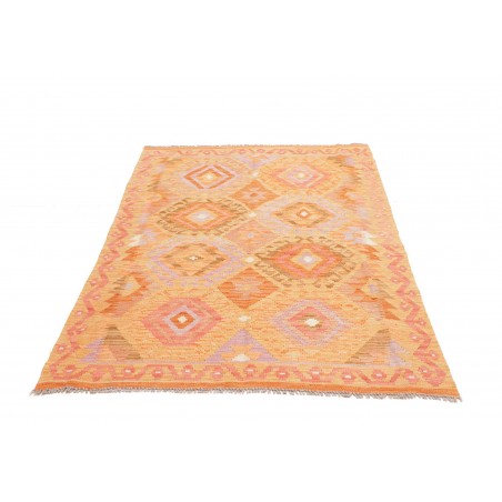 Tappeto Kilim Afghanistan marrone bianco 125x175