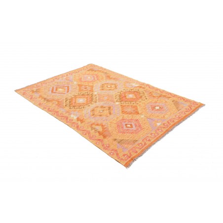 Tappeto Kilim Afghanistan marrone bianco 125x175