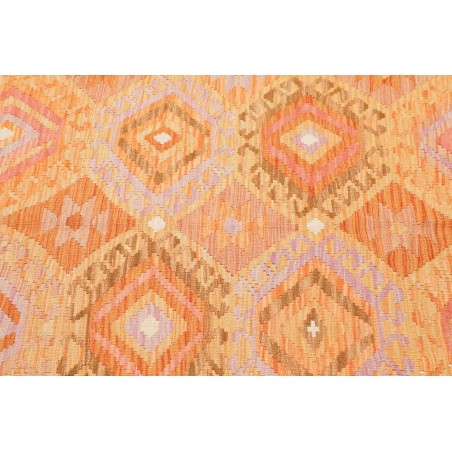 Tappeto Kilim Afghanistan marrone bianco 125x175