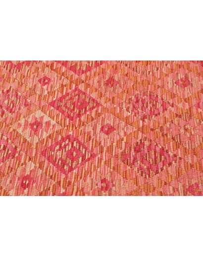 Tappeto Kilim Afghanistan rosso marrone 131x169