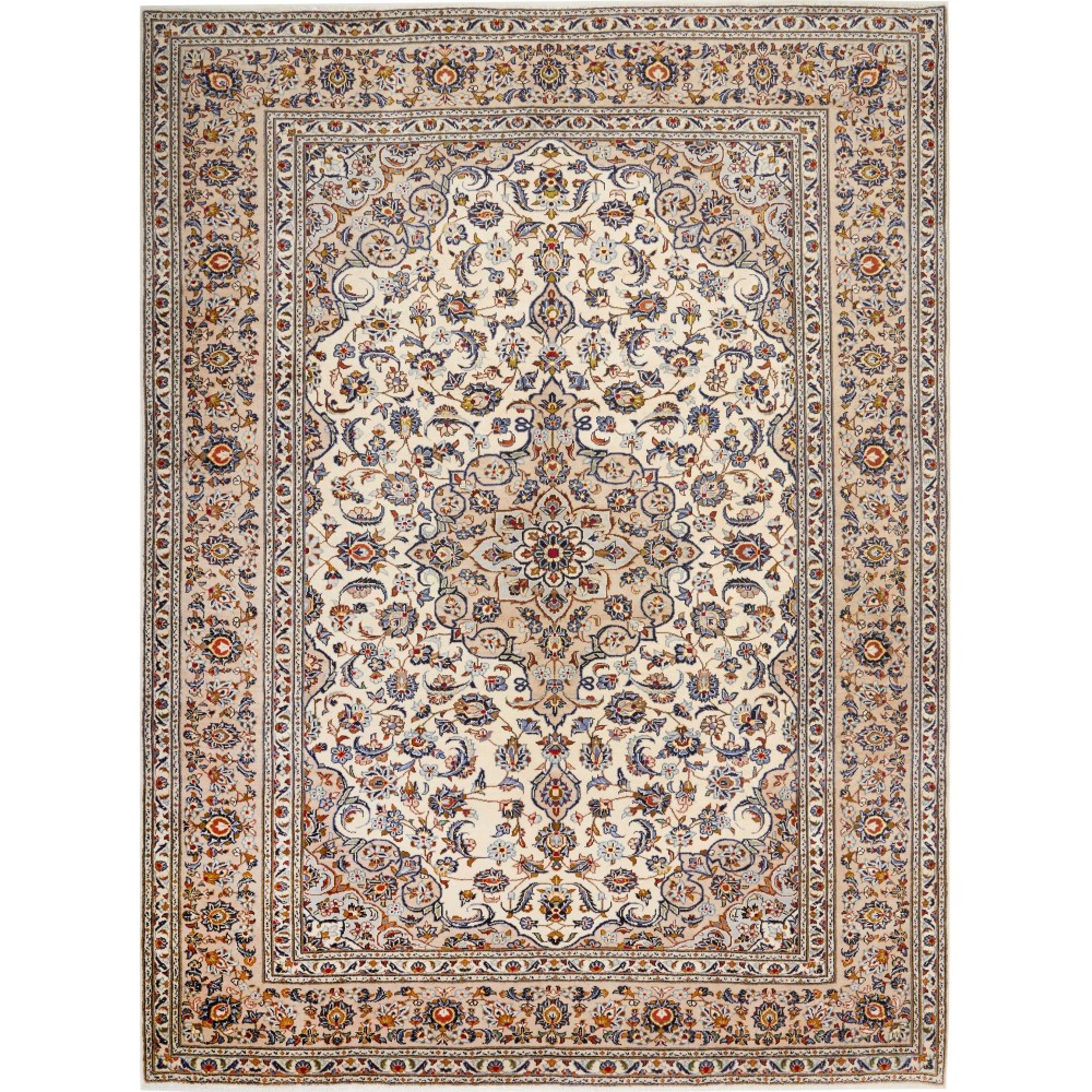 Tappeto Kashan Persia beige marrone 250x333 Tappeto Kashan Persia beige marrone 250x333