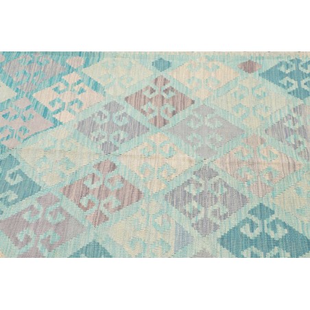 Tappeto Kilim Afghanistan beige blu 126x170
