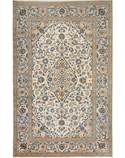 Tappeto Kashan Persia beige marrone 196x308