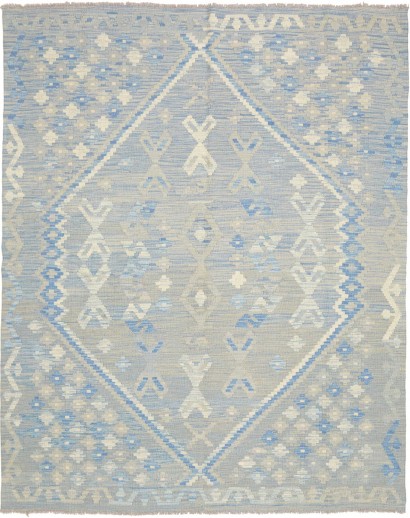 Tappeto Kilim Afghanistan beige bianco 162x202
