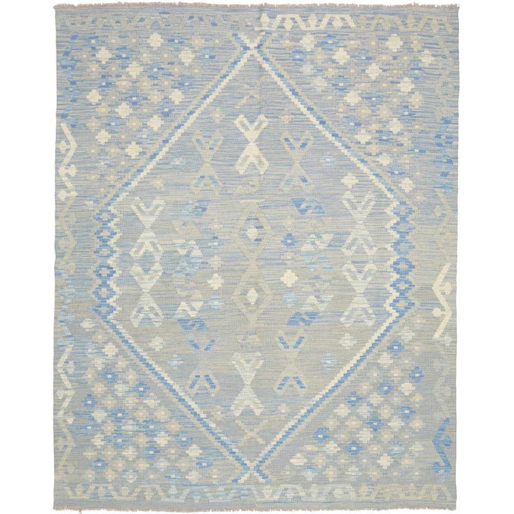 Tappeto Kilim Afghanistan beige bianco 162x202