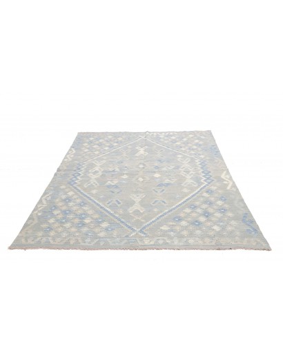 Tappeto Kilim Afghanistan beige bianco 162x202