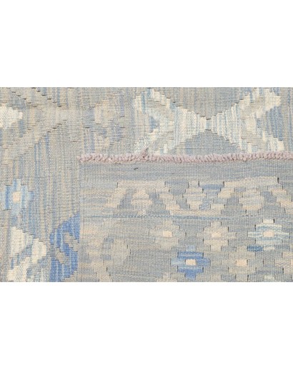Tappeto Kilim Afghanistan beige bianco 162x202